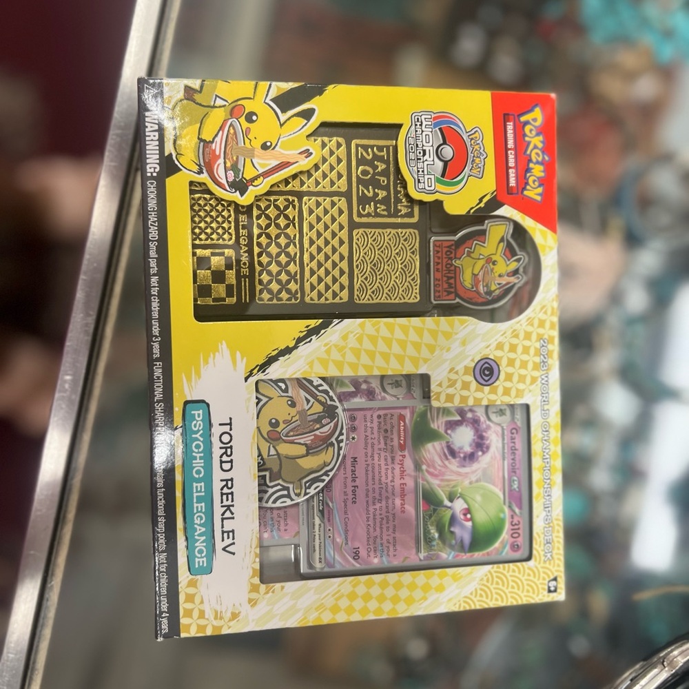 Pokemon Championship Deck with Yellow and Red Accents